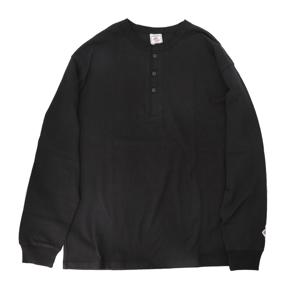 BACKYARD FAMILY「JEMORGAN ヘンリー JE111-52S ジェーイーモーガン 通販 長袖Tシャツ ロンT」|Tシャツ・カットソー|ブラック1