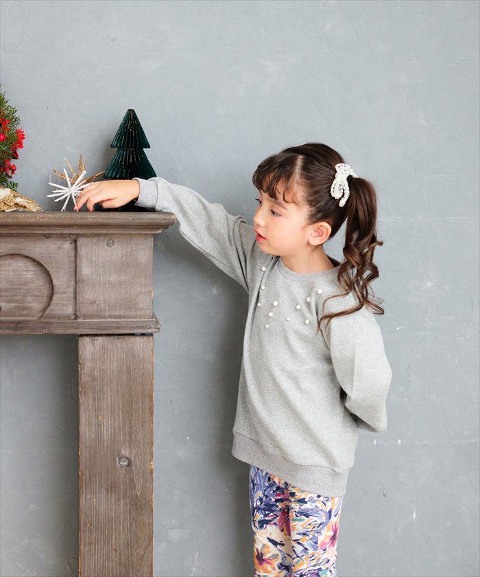 BACKYARD FAMILY「ヘアゴム リボン キッズ 通販 Rora ローラ きらめきパール 髪ゴム 髪飾り 髪どめ 髪留め」|その他|