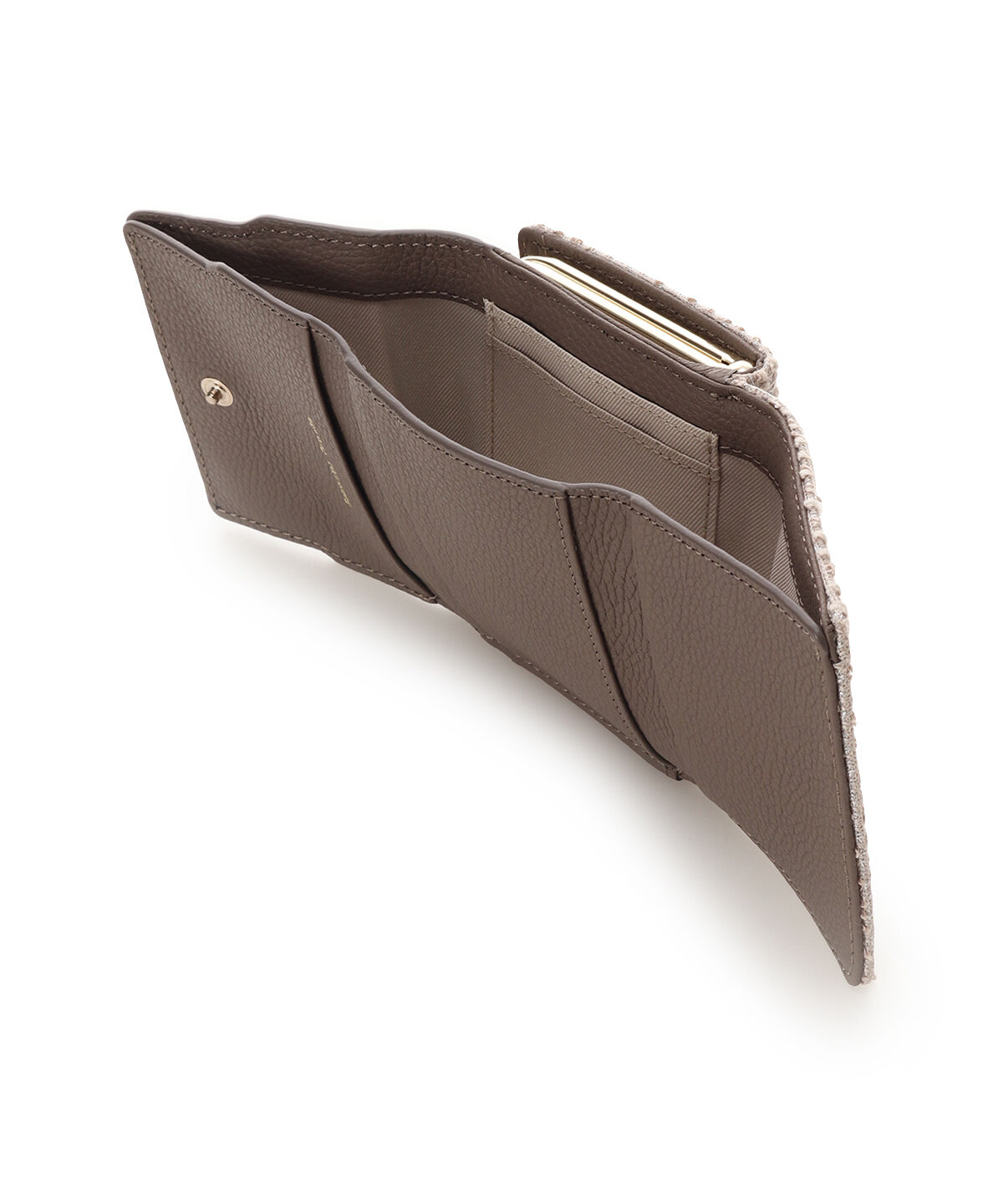 Samantha Thavasa「ループツイードデザイン エムシュシュⅢ 口金折財布」|財布|