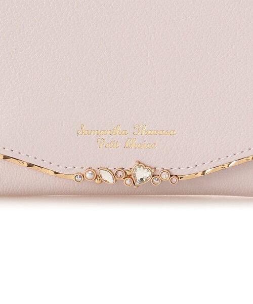 Samantha Thavasa Petit Choice「ハートジュエルバー 折財布」|財布|