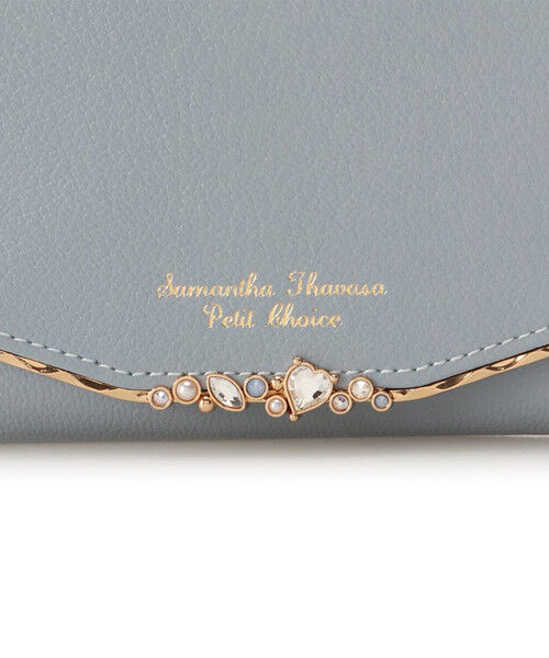 Samantha Thavasa Petit Choice「ハートジュエルバー 折財布」|財布|