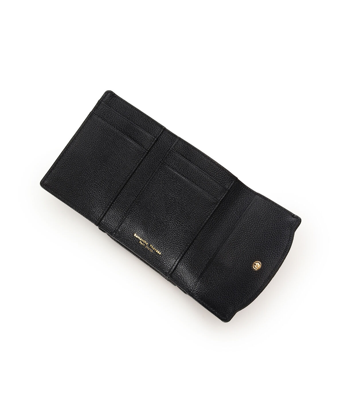 Samantha Thavasa Petit Choice「ラメフラワービジュー 折財布」|財布|