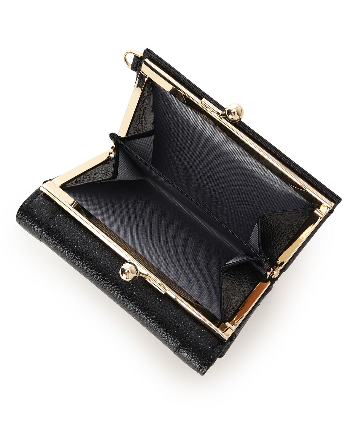 Samantha Thavasa Petit Choice「ラメフラワービジュー 折財布」|財布|