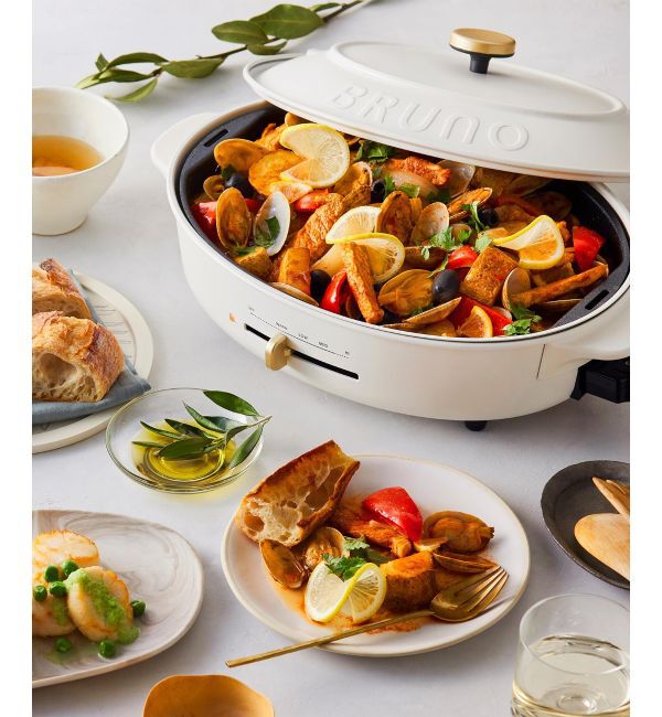 BRUNO「オーバルホットプレート」|電化製品|