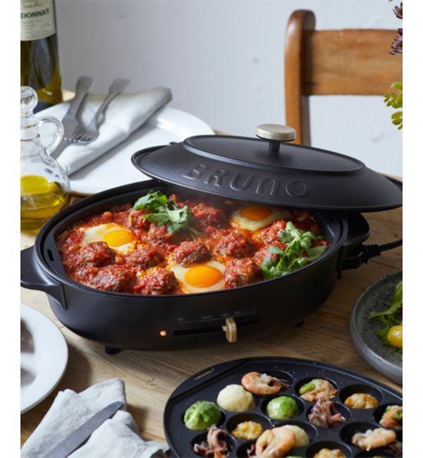 BRUNO「オーバルホットプレート」|電化製品|