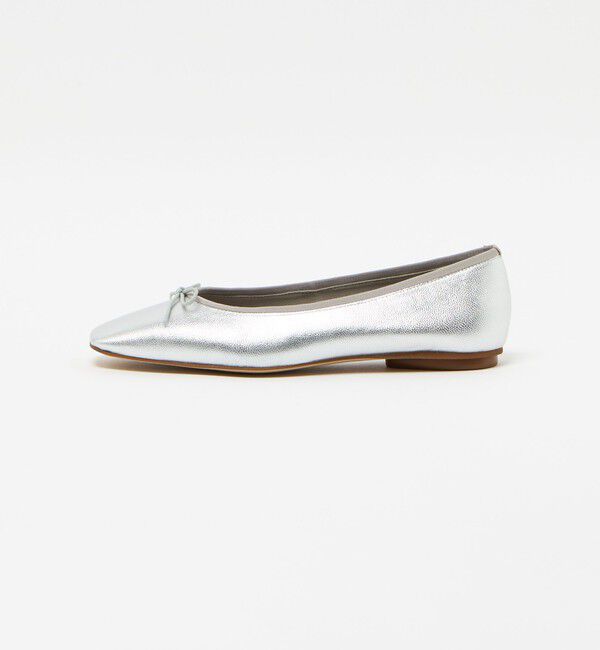 ODETTE E ODILE「スクエアバレエ フラット10&darr;&uarr;」|バレエシューズ|SILVER