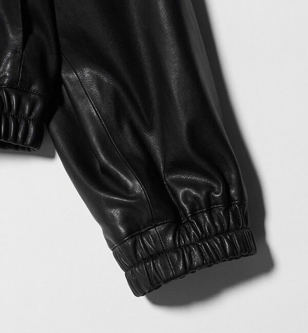 AEWEN MATOPH「＜AEWEN MATOPH＞フードラムレザーブルゾン ‐2WAY‐」|その他|