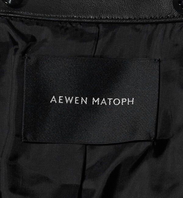 AEWEN MATOPH「＜AEWEN MATOPH＞フードラムレザーブルゾン ‐2WAY‐」|その他|