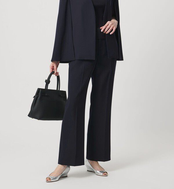 UNITED ARROWS「フレアパンツ」|スラックス|NAVY