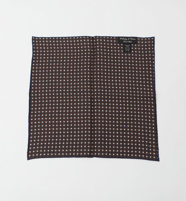 UNITED ARROWS「＜HOLLIDAY＆BROWN＞ コモン プリント ポケットチーフ」|ハンカチ|