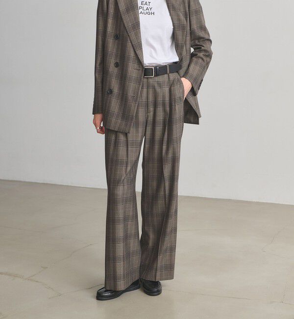 UNITED ARROWS「2タック ストレート ワイド パンツ」|スラックス|その他1