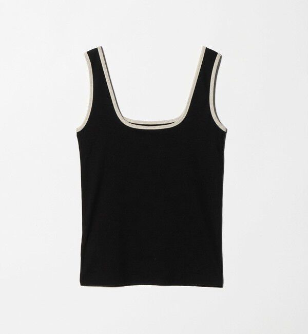 UNITED ARROWS「＜GOOD PEOPLE GOOD STITCHING GOOD PRODUCT＞トリム リブ スクエアネック タンクトップ」|タンクトップ|