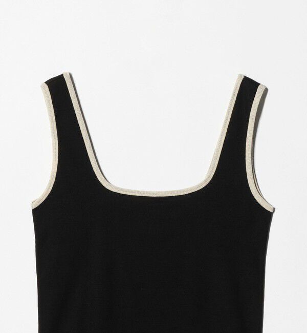 UNITED ARROWS「＜GOOD PEOPLE GOOD STITCHING GOOD PRODUCT＞トリム リブ スクエアネック タンクトップ」|タンクトップ|
