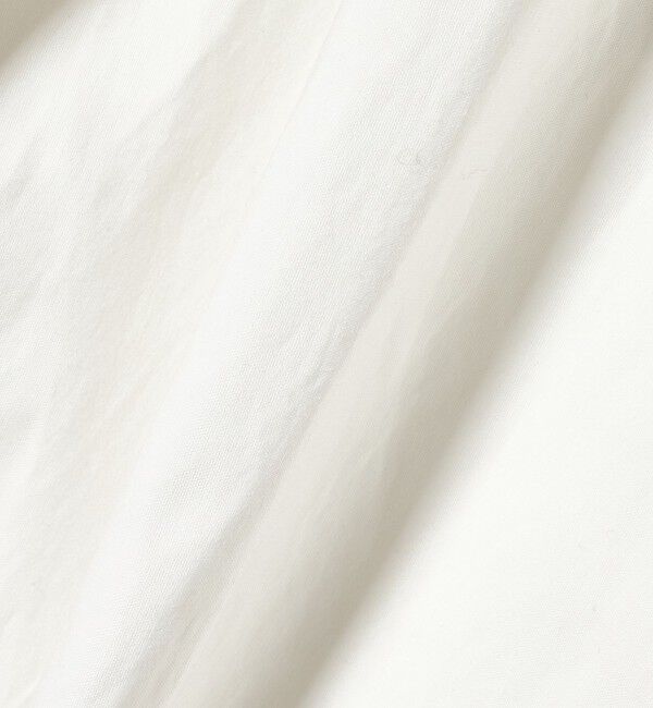 UNITED ARROWS「ボリューム タック スカート WHITE ‐ウォッシャブル‐」|スカート|