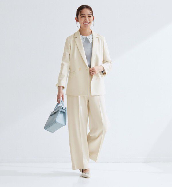 UNITED ARROWS green label relaxing「［size SHORTあり］パウドレ ダブル ジャケット ウォッシャブル ストレッチ」|テーラードジャケット|