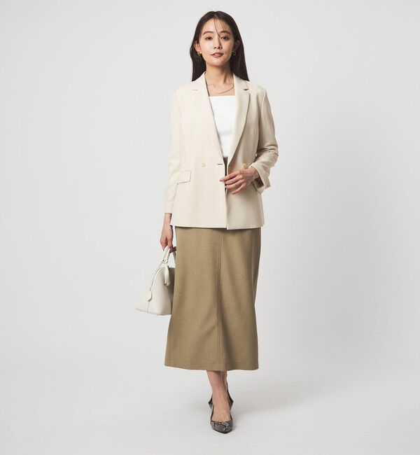 UNITED ARROWS green label relaxing「［size SHORTあり］パウドレ ダブル ジャケット ウォッシャブル ストレッチ」|テーラードジャケット|