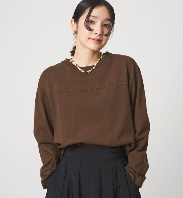 UNITED ARROWS green label relaxing「【WEB限定】＜at ease＞ナンバー プリント TEE」|Tシャツ・カットソー|