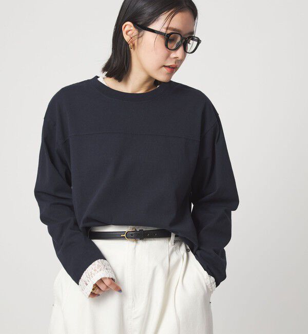 UNITED ARROWS green label relaxing「【WEB限定】＜at ease＞ナンバー プリント TEE」|Tシャツ・カットソー|