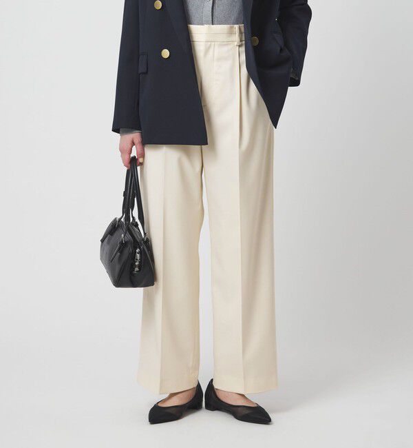 UNITED ARROWS green label relaxing「［size SHORT/TALLあり］Daily Chic カバー ワイド パンツ」|スラックス|