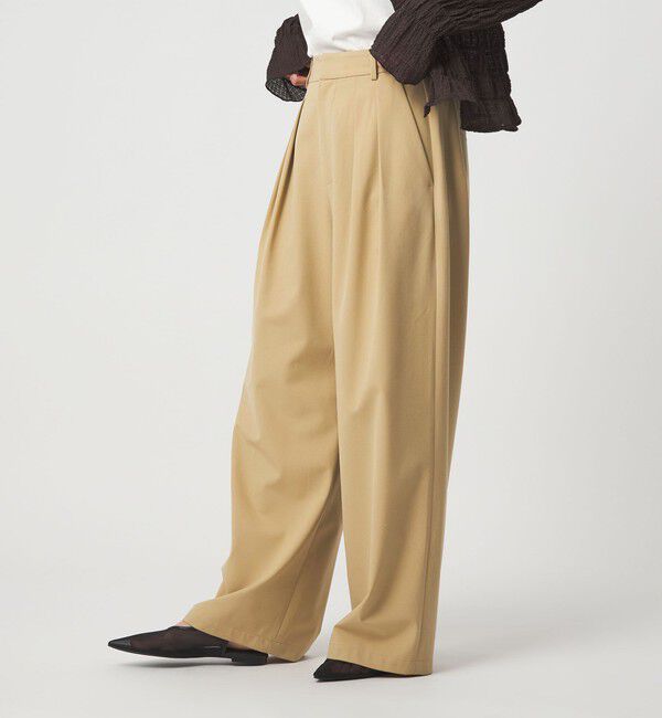 UNITED ARROWS green label relaxing「【WEB限定】＜at ease＞オルマイ スラックス ウォッシャブル ストレッチ UVカット」|スラックス|