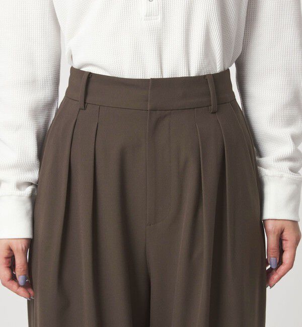 UNITED ARROWS green label relaxing「【WEB限定】＜at ease＞オルマイ スラックス ウォッシャブル ストレッチ UVカット」|スラックス|