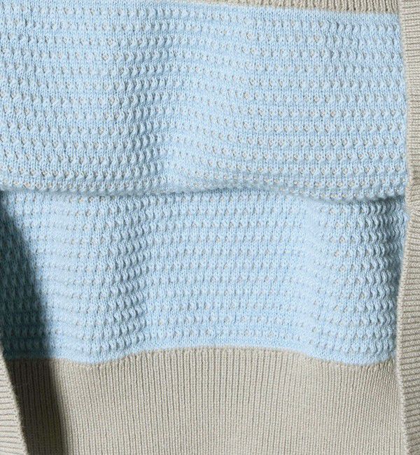 UNITED ARROWS green label relaxing「コットン リバー カノコ クルーネック ニット」|ニット・セーター|