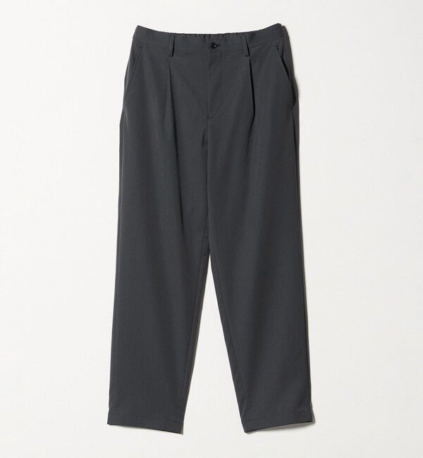 UNITED ARROWS green label relaxing「DICROS ポリエステル ツイル 1プリーツ W2 ユーティリティパンツ -ストレッチ・撥水-」|チノ|