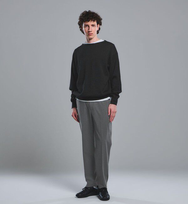 UNITED ARROWS green label relaxing「FINE BASIC ラミー ボートネック ニット」|ニット・セーター|