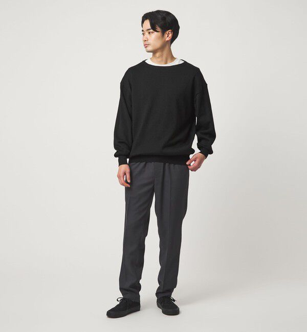 UNITED ARROWS green label relaxing「FINE BASIC ラミー ボートネック ニット」|ニット・セーター|