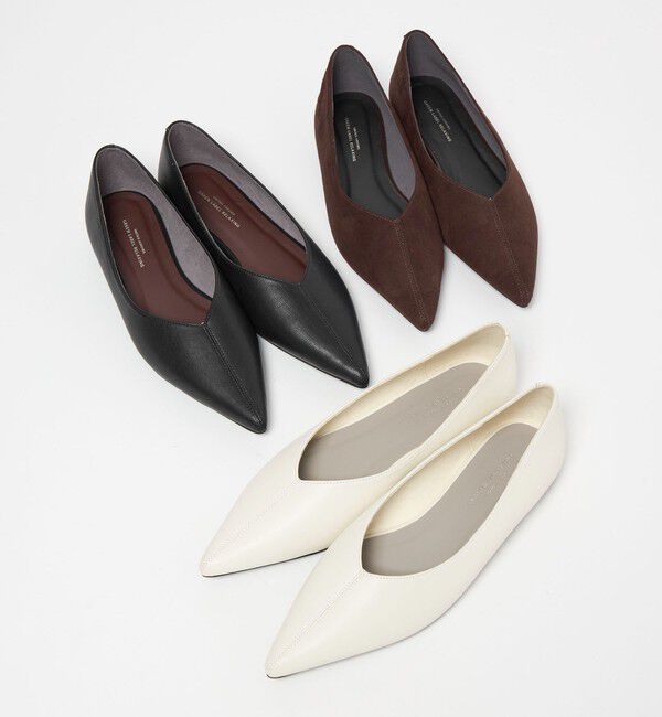 UNITED ARROWS green label relaxing「ポインテッド フラットシューズ」|スニーカー|