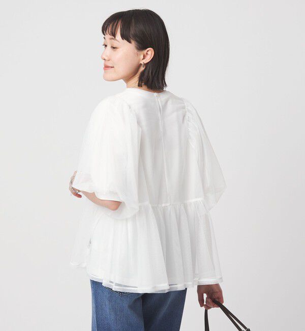 UNITED ARROWS green label relaxing「チュール 2WAY プルオーバー」|Tシャツ・カットソー|