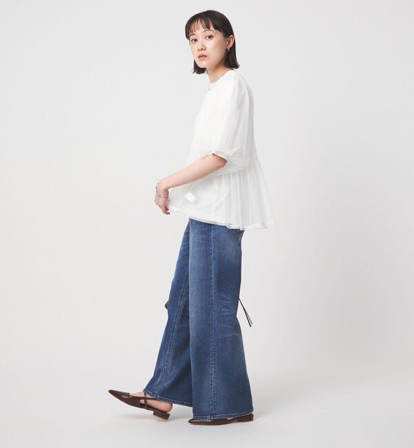 UNITED ARROWS green label relaxing「チュール 2WAY プルオーバー」|Tシャツ・カットソー|