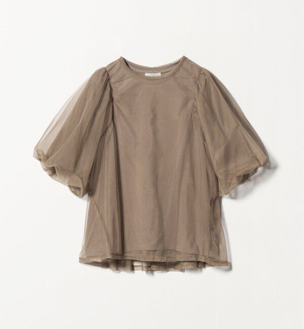 UNITED ARROWS green label relaxing「チュール 2WAY プルオーバー」|Tシャツ・カットソー|BEIGE