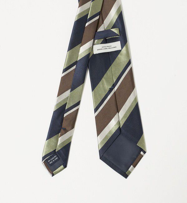 UNITED ARROWS green label relaxing「GLR シルク4 8.0cm ストライプ2 ネクタイ」|ネクタイ・蝶ネクタイ|