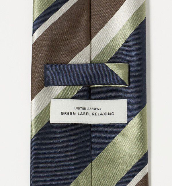 UNITED ARROWS green label relaxing「GLR シルク4 8.0cm ストライプ2 ネクタイ」|ネクタイ・蝶ネクタイ|