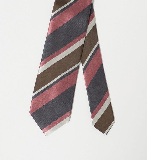 UNITED ARROWS green label relaxing「GLR シルク4 8.0cm ストライプ2 ネクタイ」|ネクタイ・蝶ネクタイ|