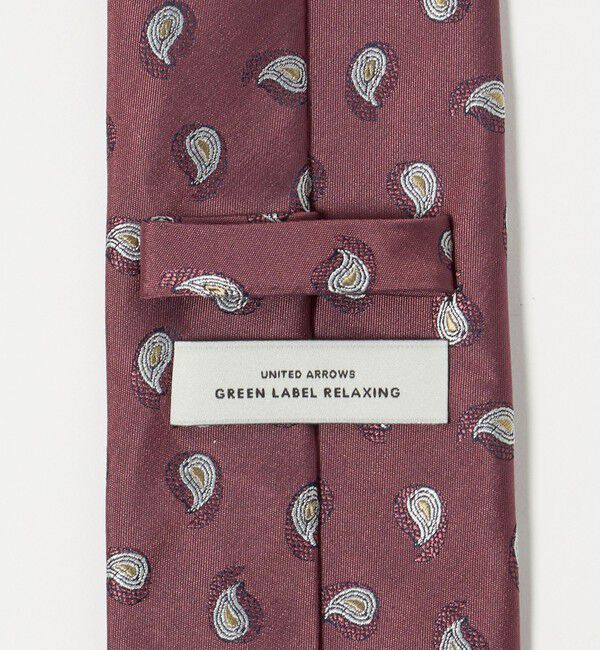 UNITED ARROWS green label relaxing「GLR シルク4 8.0cm ペイズリー ネクタイ」|ネクタイ・蝶ネクタイ|