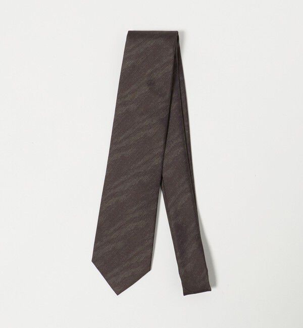 UNITED ARROWS green label relaxing「GLR シルク4 8.0cm ソリッド ネクタイ」|ネクタイ・蝶ネクタイ|DK.BROWN
