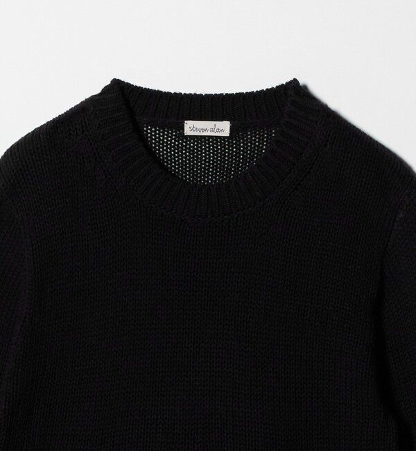 STEVEN ALAN「＜Steven Alan＞コットン シルク フレア ニット」|ニット・セーター|