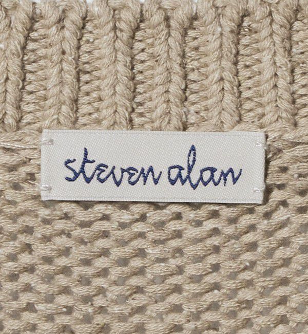 STEVEN ALAN「＜Steven Alan＞コットン シルク フレア ニット」|ニット・セーター|