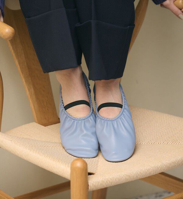 BEAUTY&YOUTH UNITED ARROWS「ギャザー バレエシューズ」|バレエシューズ|