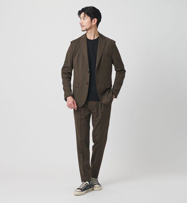 BEAUTY&YOUTH UNITED ARROWS「【WEB限定 WARDROBE SMART】TW ツイル セットアップ/ジャケット＆イージーパンツ」|スーツ|