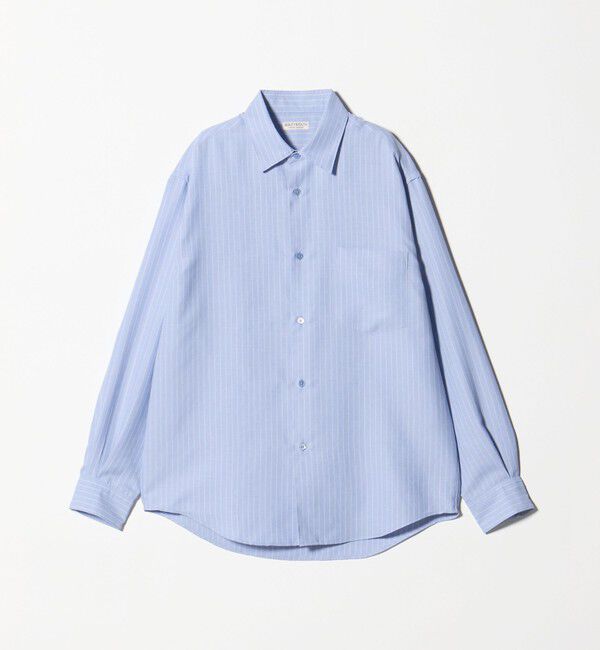 BEAUTY&YOUTH UNITED ARROWS「ライト リネンタッチ ストライプ レギュラー シャツ FORM TAPERD型」|シャツ・ブラウス|