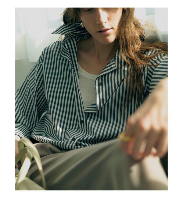 Demi-Luxe BEAMS 「2WAY オーバーシャツ」|シャツ・ブラウス|