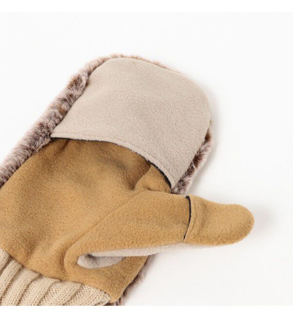 BEAMSBOY「フェイクファー ミトン 25FW」|手袋|