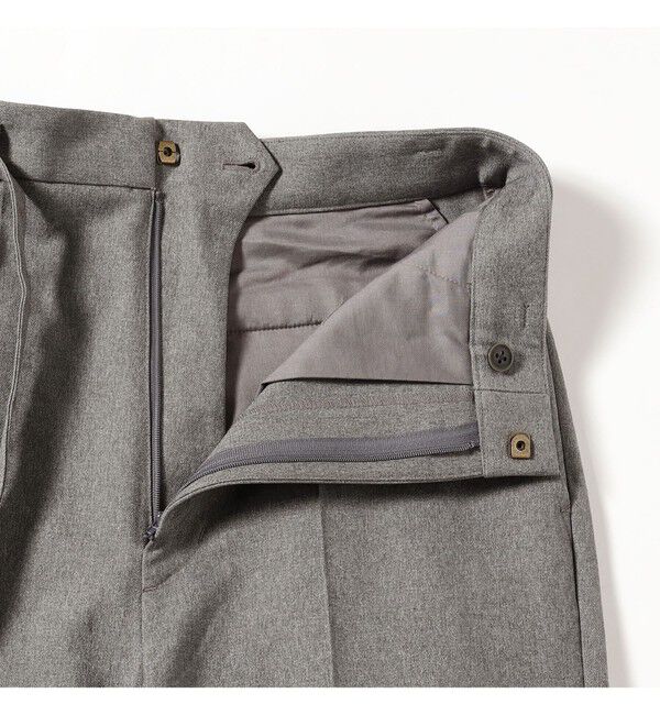 BEAMSBOY「maturely / リサイクル ポリエステル ベルト アレンジ パンツ」|チノ|