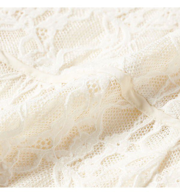 Ray BEAMS 「レース キーネック ワンピース」|ワンピース|