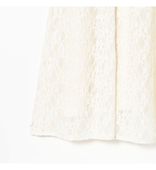 Ray BEAMS 「レース キーネック ワンピース」|ワンピース|