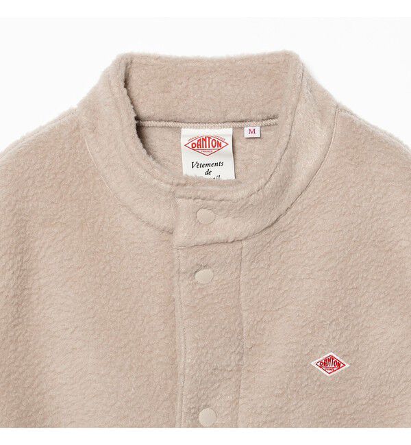 Ray BEAMS 「DANTON / DOUBLE FACE BOA STAND COLLAR」|ベスト・ジレ|