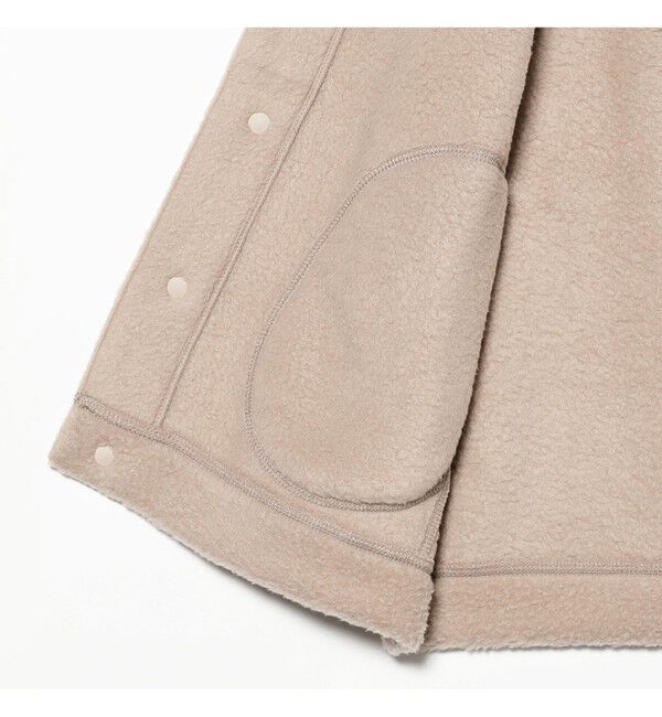 Ray BEAMS 「DANTON / DOUBLE FACE BOA STAND COLLAR」|ベスト・ジレ|